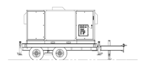 trailer-mounted motor generator